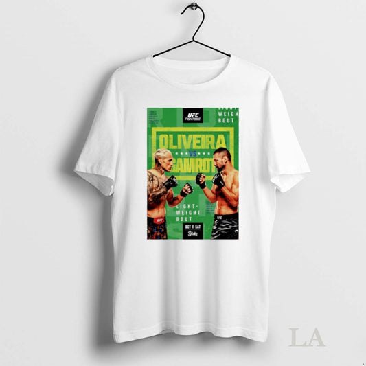 Original Ufc Fight Night Oliveira Vs Gamrot Autographed Event Tee Sweater