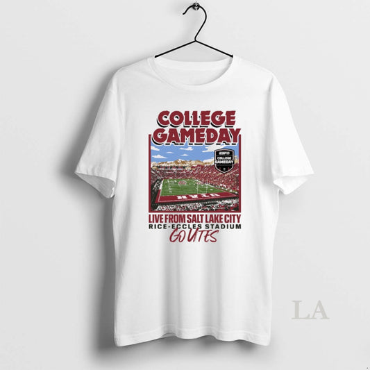 Original Utah Utes 2025 Espn College Gameday Live From Salt Lake City Rice Eccles Stadium