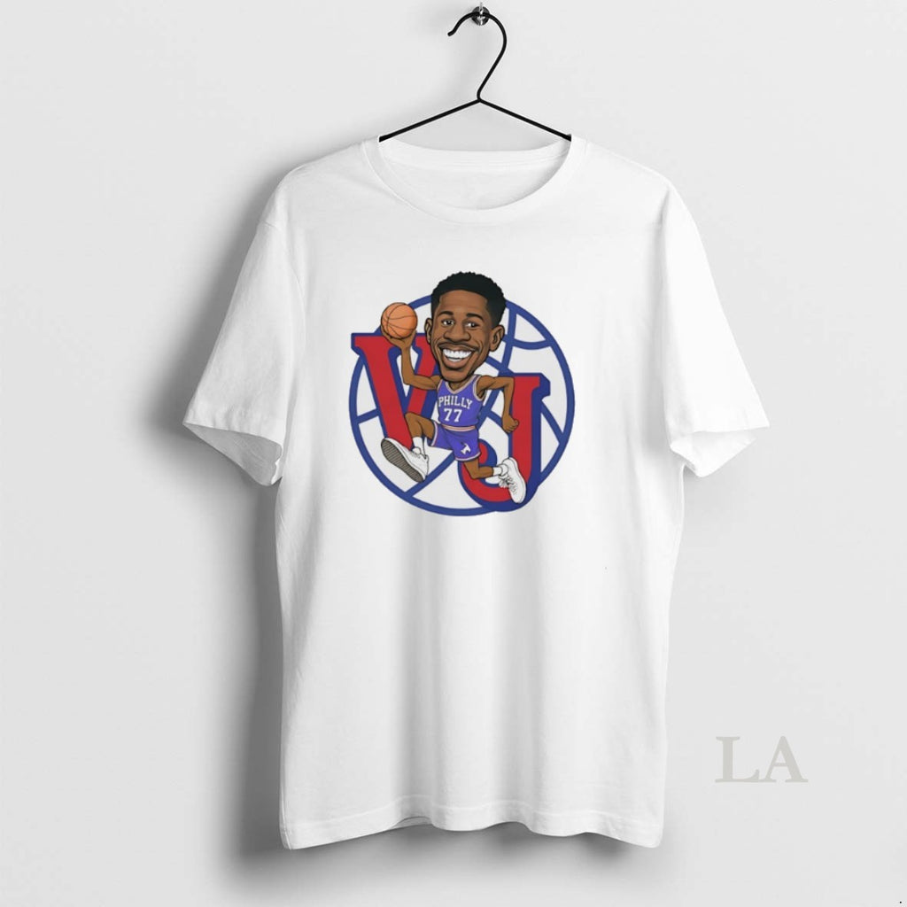 Original Vj Edgecombe Philadelphia 76ers Basketball Player Caricature