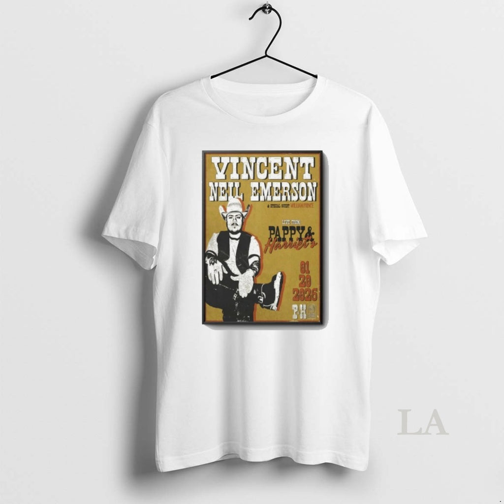 Original Vincent Neil Emerson Pioneertown Tour On Jan 20 2026