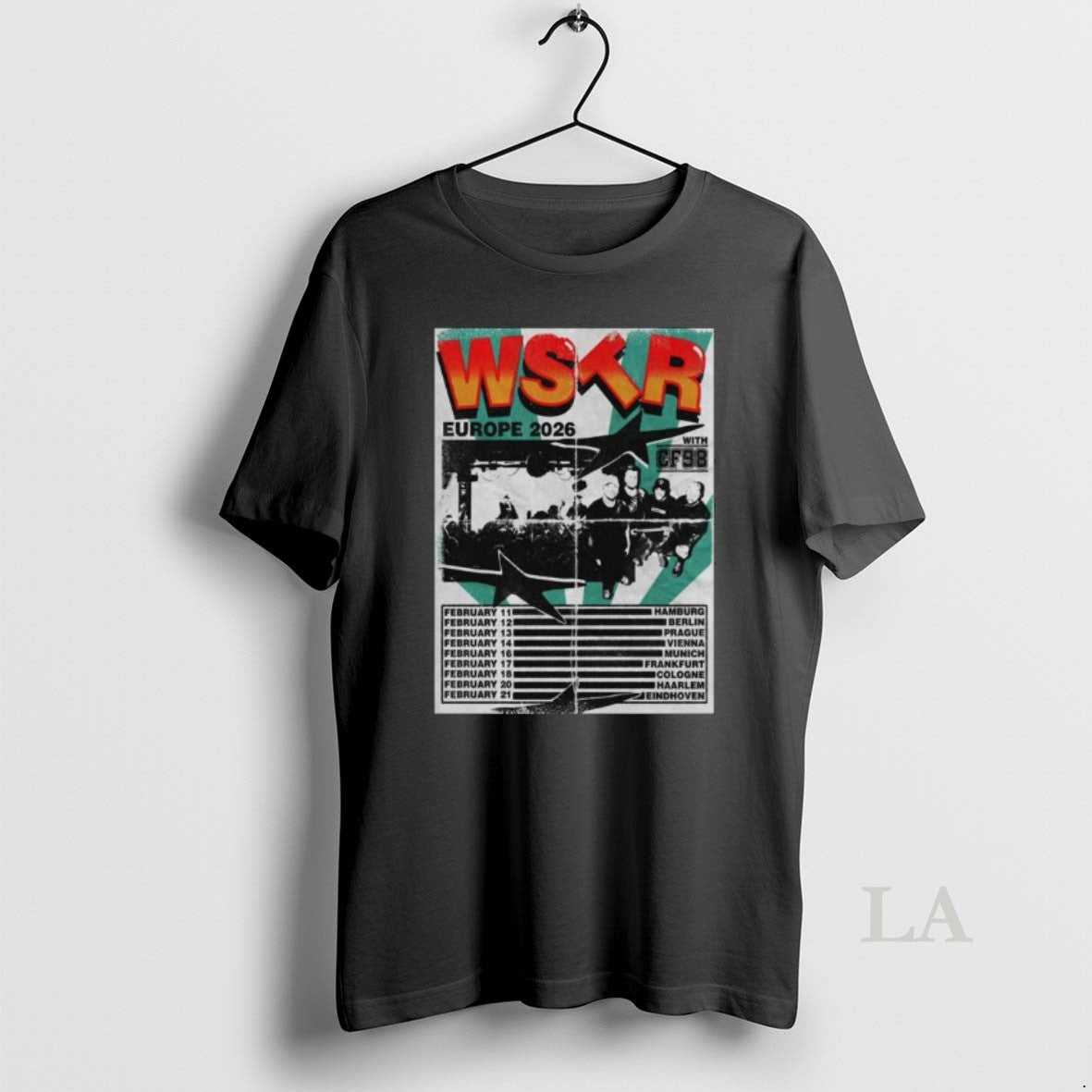 Original Wstr Band Europe Live 2026 Long Sleve