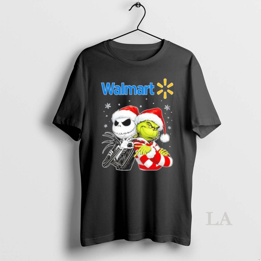 Original Walmart Logo Santa Jack And Santa Grinch 67