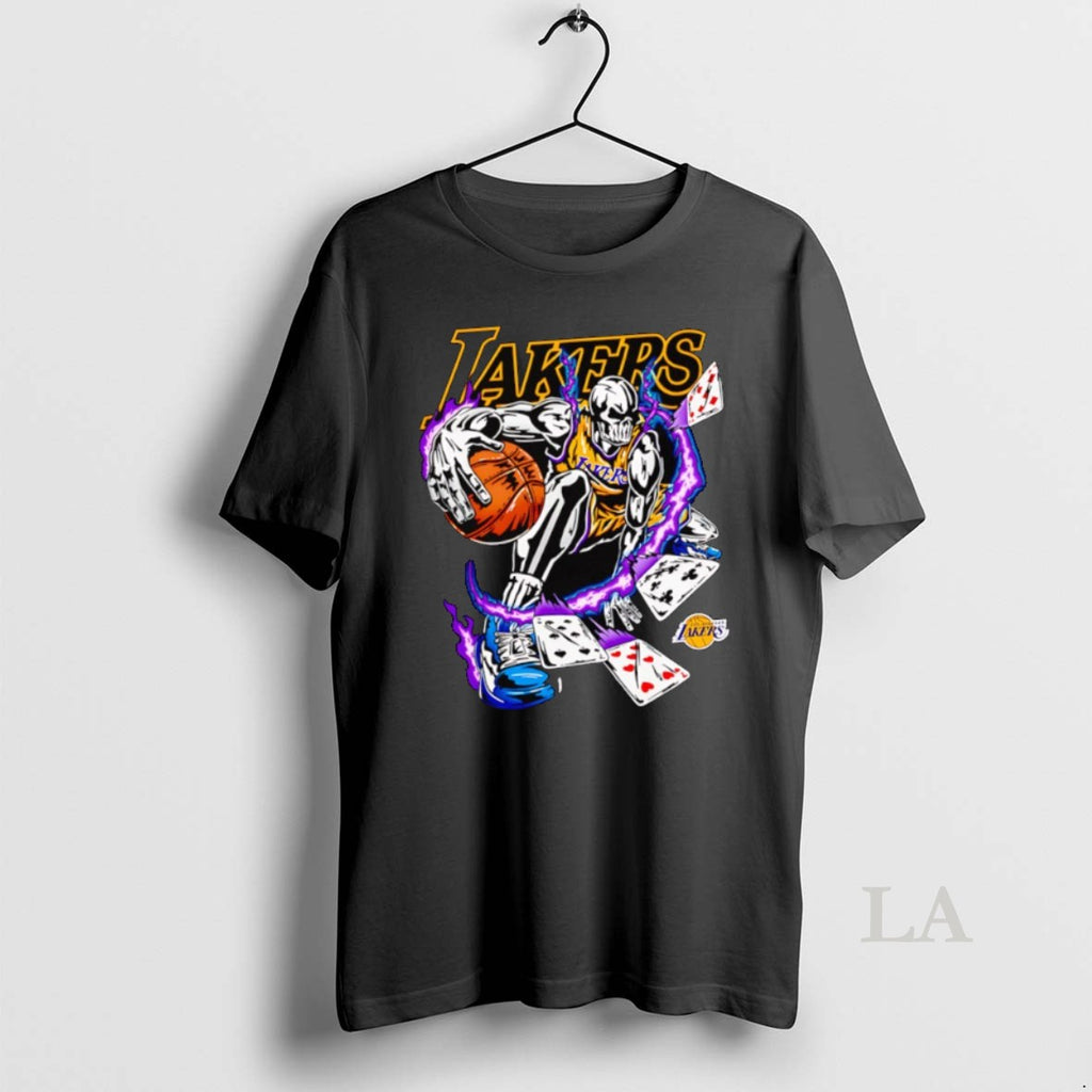 Original Warren Lotas X Los Angeles Lakers Collab Skeleton Logo