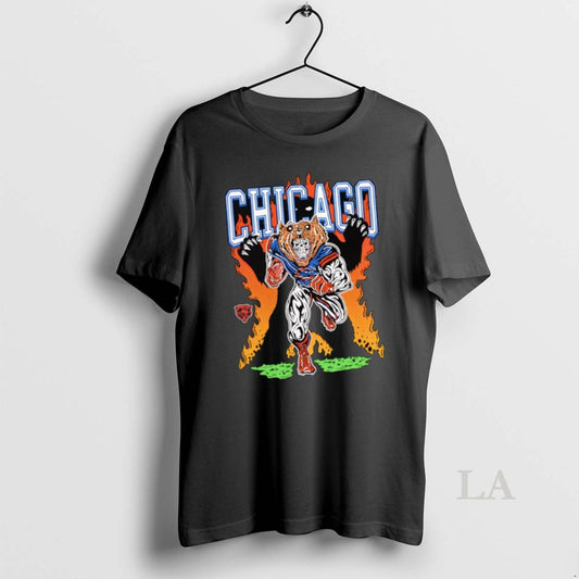 Original Warren Lotas X Rushing Chicago Bear Skeleton