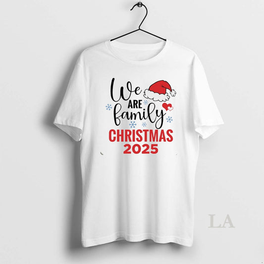 Original We Are Family Christmas 2025 Matching Holiday White