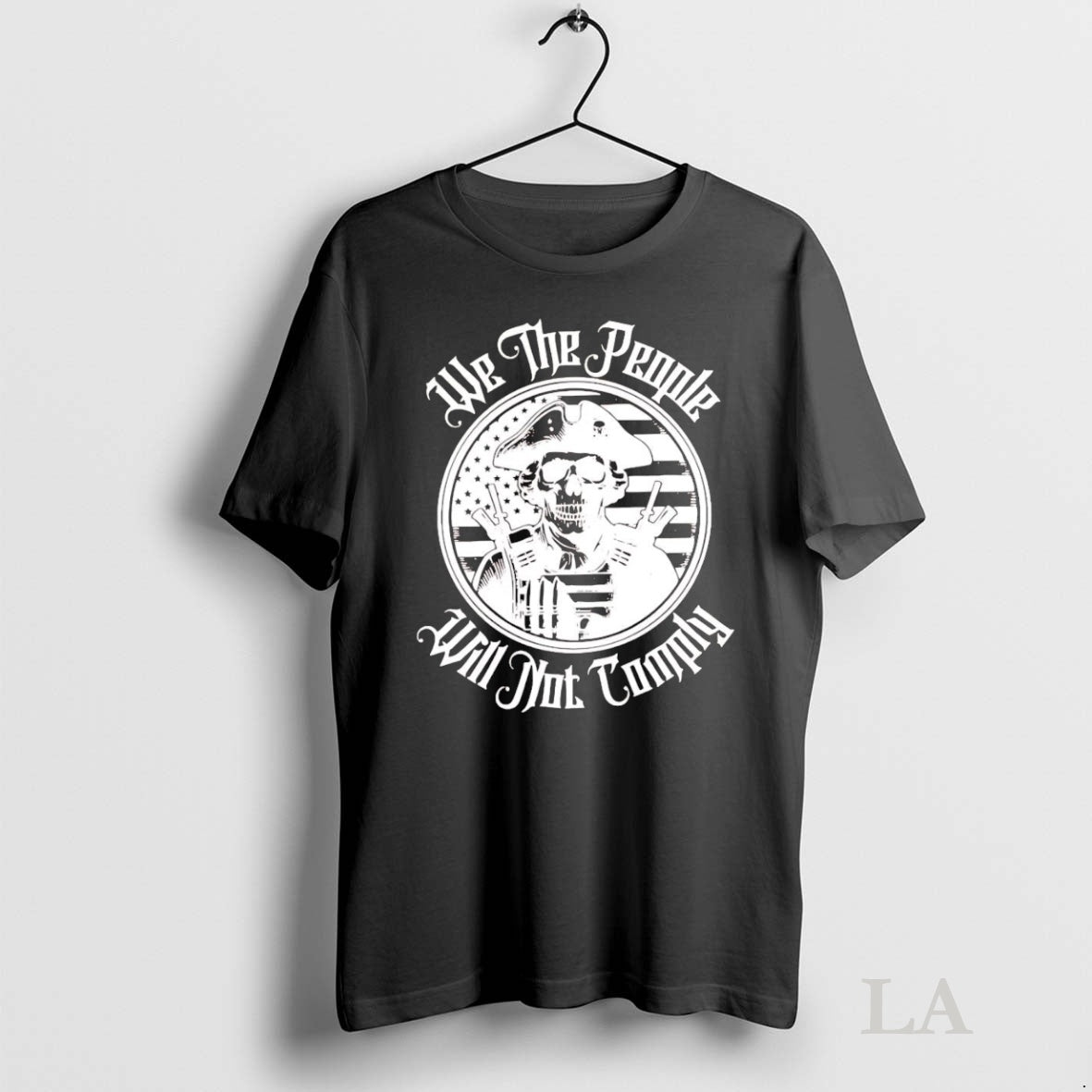 Original We The People Will Not Comply Skull