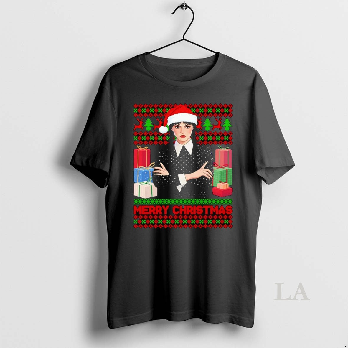 Original Wednesday Addams Merry Christmas
