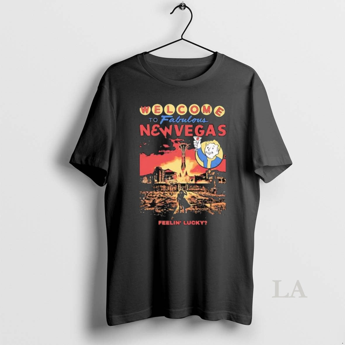 Original Welcome To Fabulous New Vegas Feelin Lucky Graphic