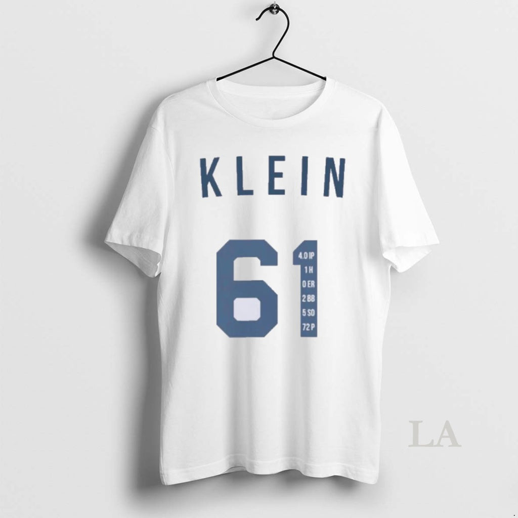 Original Will Klein 61 La Dodgers World Series