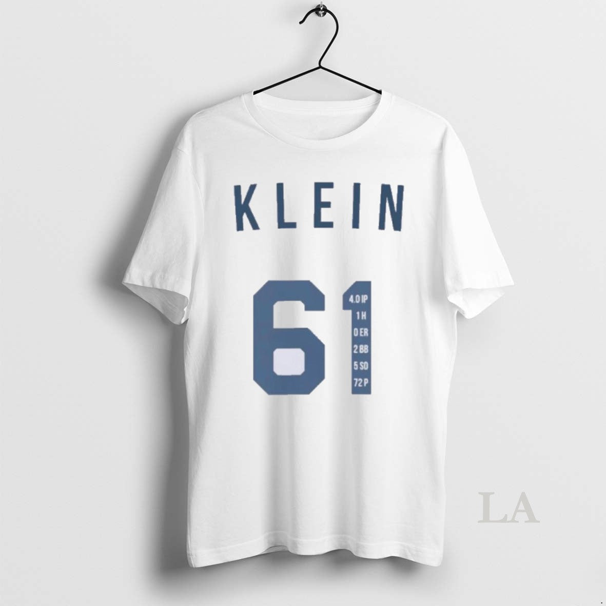 Original Will Klein 61 La Dodgers World Series