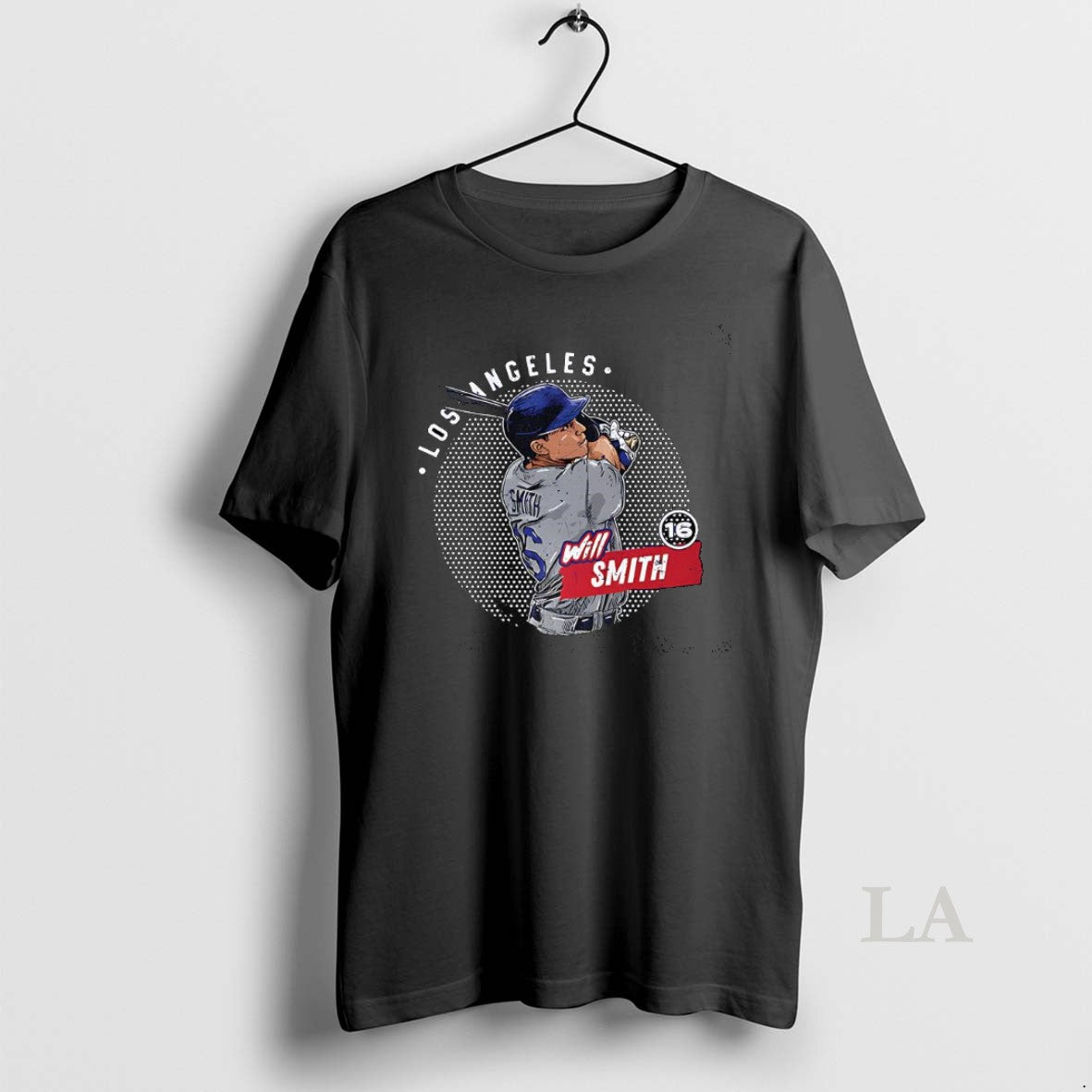 Original Will Smith Los Angeles Dodgers World Series Champions 2025 Baseball Hit