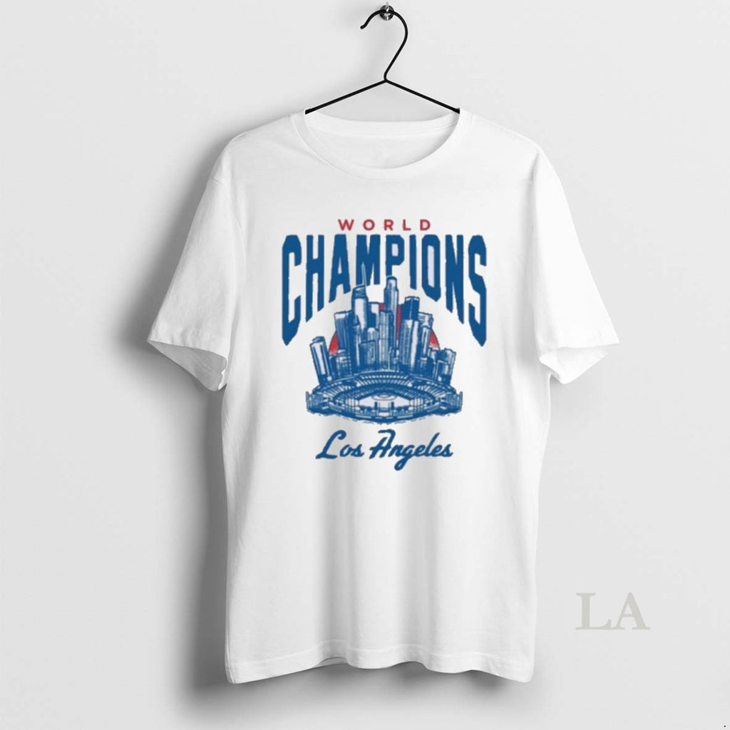 Original World Champions La Dodgers Skyline