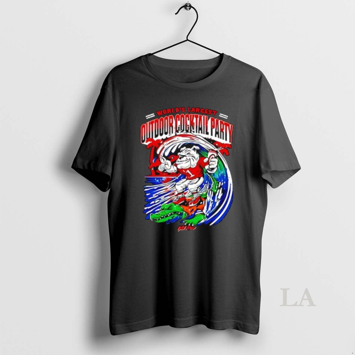 Original Worlds Largest Outdoor Cocktail Party Georgia Bulldogs And Florida Gators College Mascots