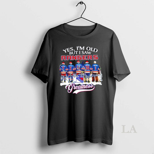 Original Yes Im Old But I Saw Greatness New York Rangers Giacomin And Legends Christmas