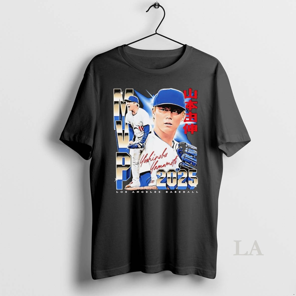 Original Yoshinobu Yamamoto 2025 Champs Mvp La Dodgers
