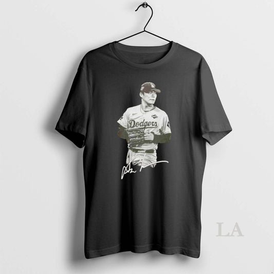 Original Yoshinobu Yamamoto Los Angeles Dodgers Mlb World Series Champions 2025 Signature Vintage