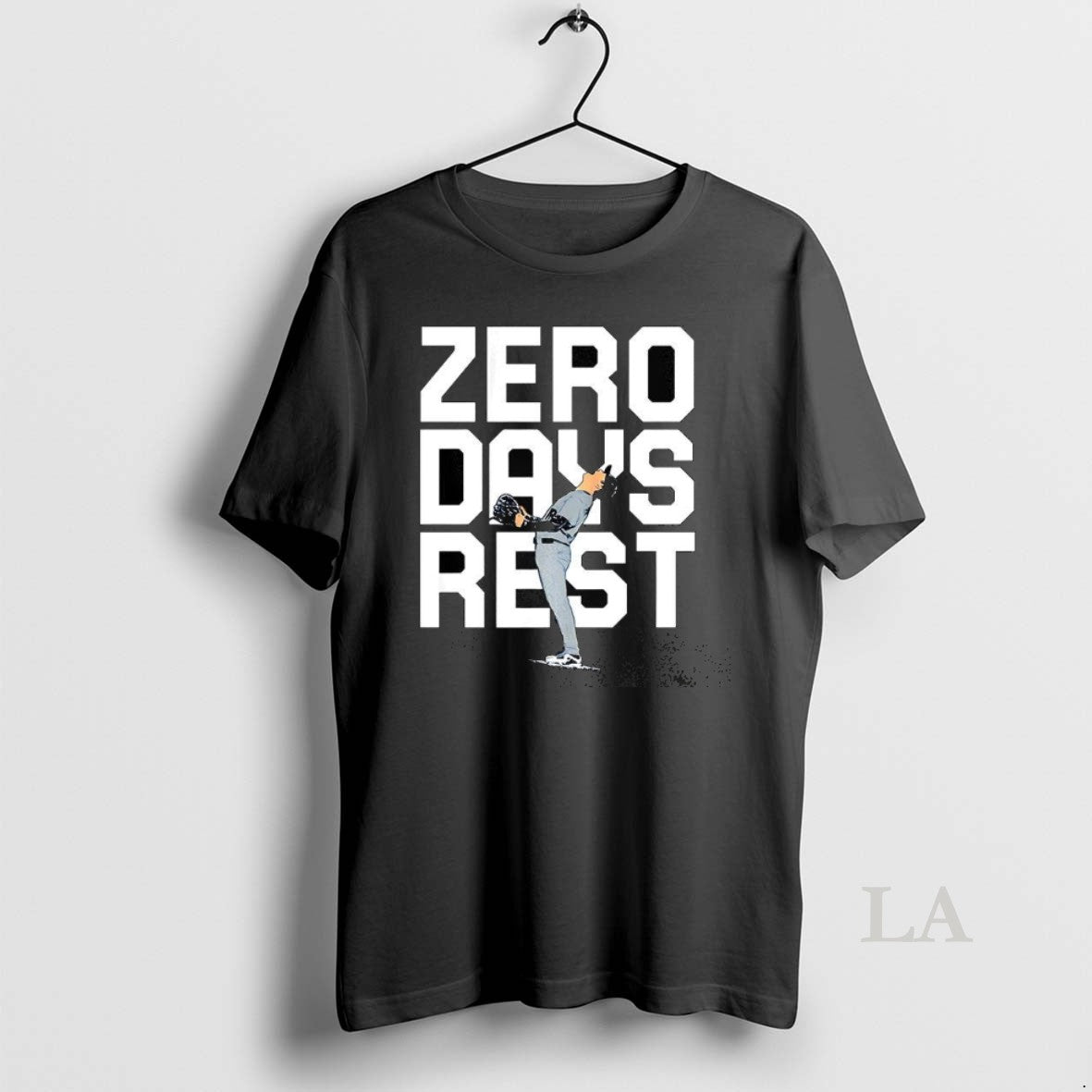 Original Yoshinobu Yamamoto Los Angeles Dodgers Zero Days Rest