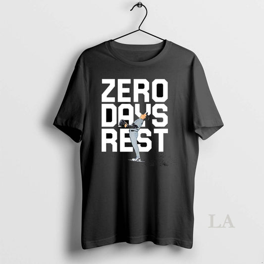 Original Yoshinobu Yamamoto Los Angeles Dodgers Zero Days Rest