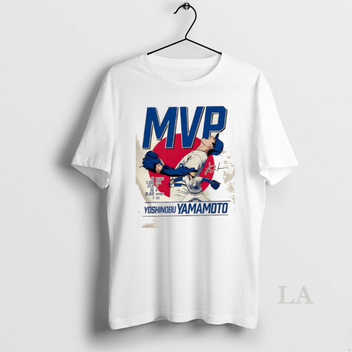 Original Yoshinobu Yamamoto Series Mvp Los Angeles Dodgers