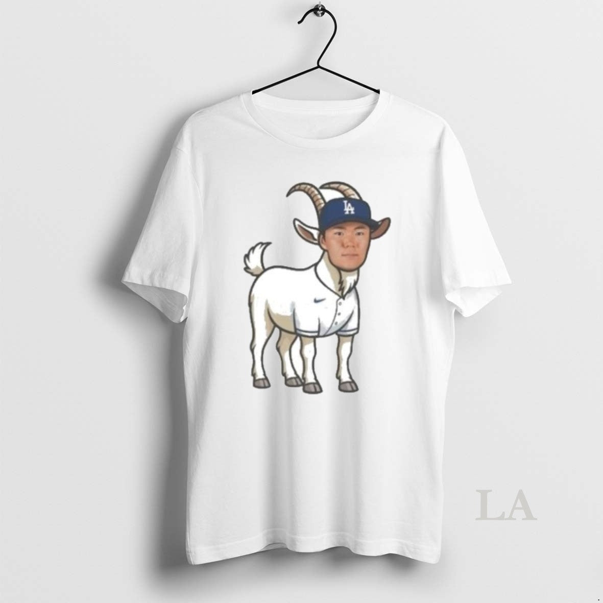Original Yoshinobu Yamamoto The Goat Dodgers World Series Champions