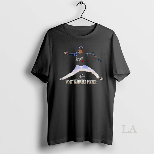 Original Yoshinobu Yamamoto Baseball Throw Los Angeles Dodgers World Series Most Valuable Player