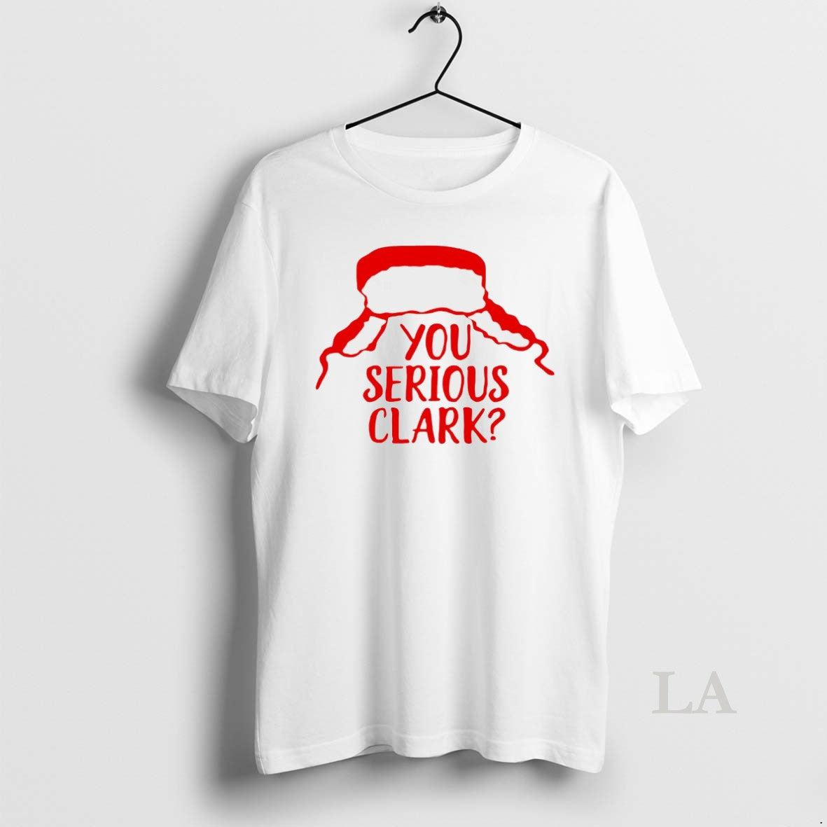 Original You Serious Clark Holiday Christmas White