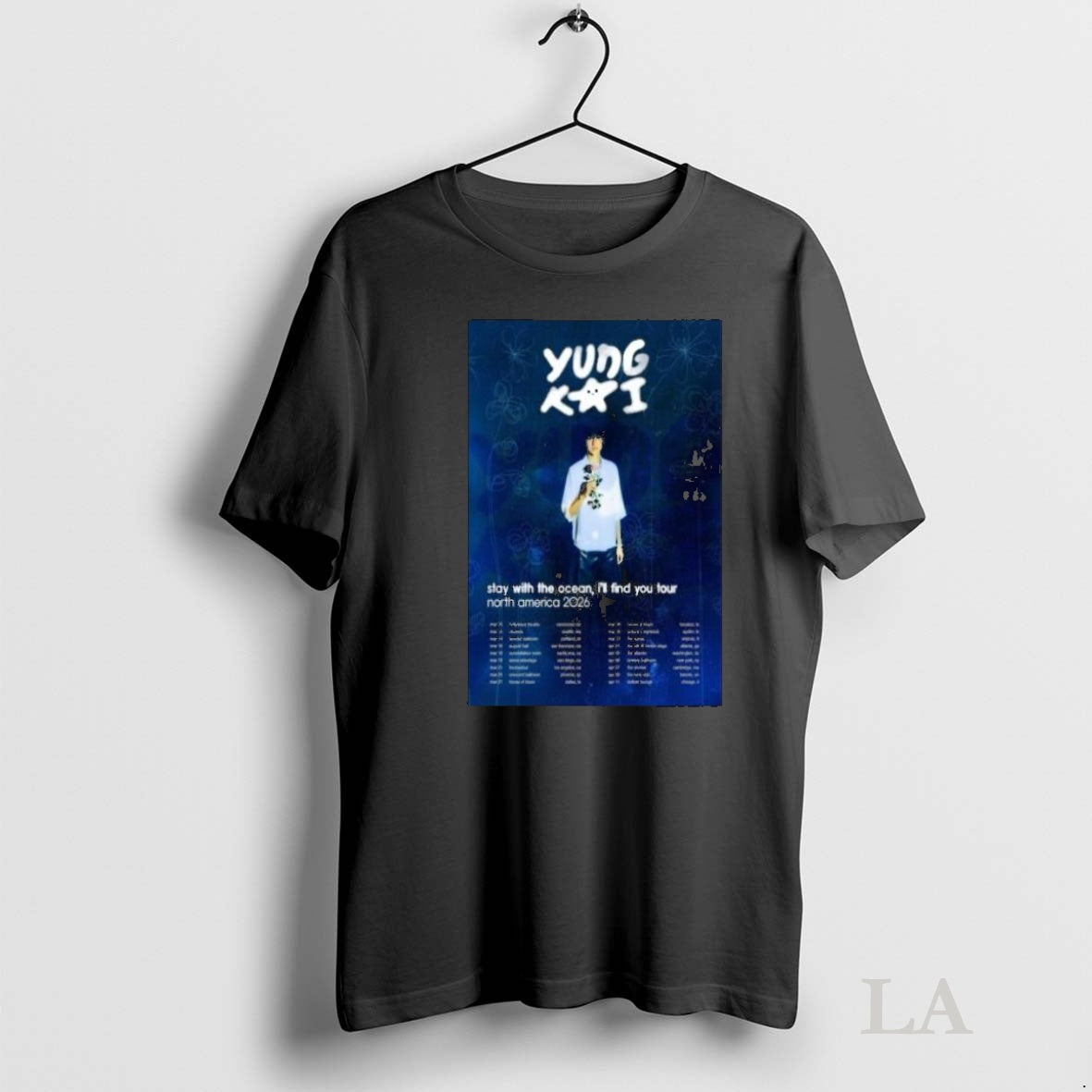 Original Yung Kai Stay With The Ocean Ill Find You Tour North America 2026 Tee