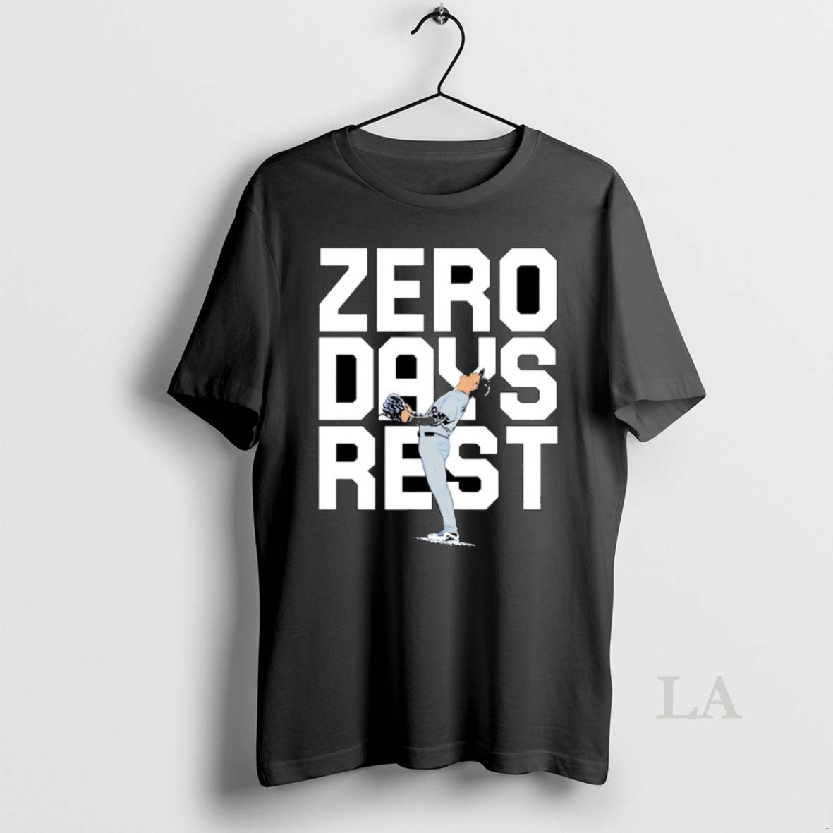 Original Zero Days Rest Yoshinobu Yamamoto Player Los Angeles Dodgers Mlb