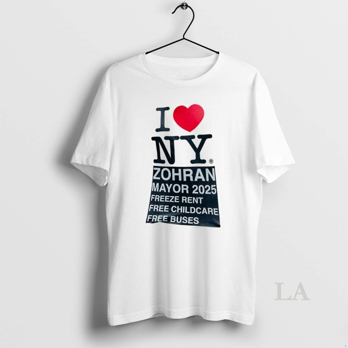 Original Zohran Mamdani I Love Ny Slogan