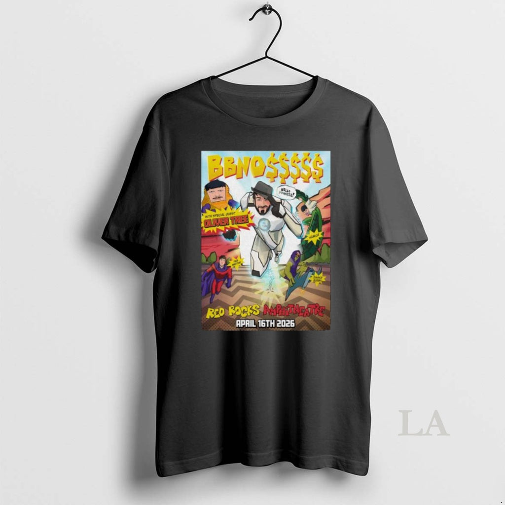 Original Bbno April 16 2026 Red Rocks Amphitheatre Morrison Long Sleve