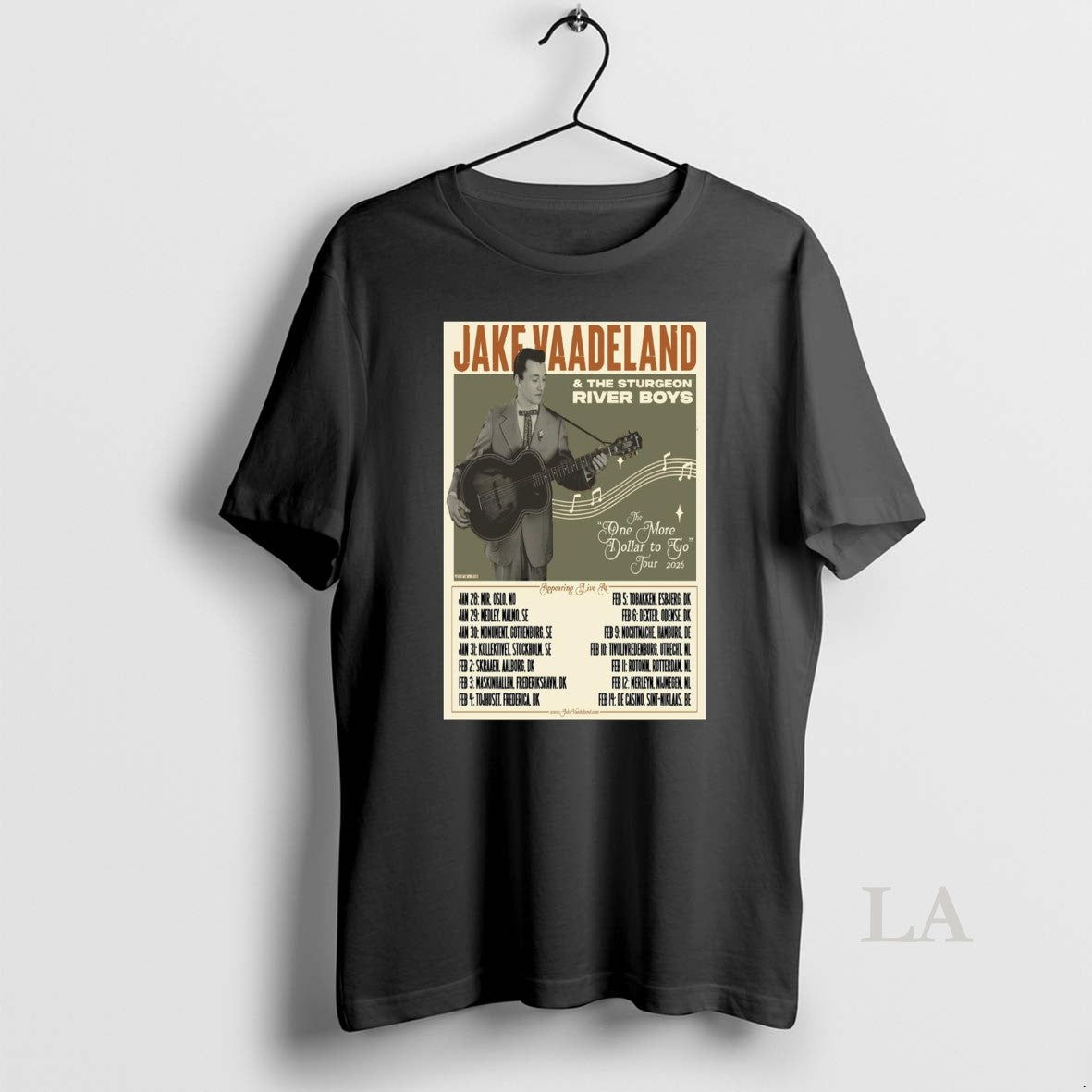 Original Jake Vaadeland The One More Dollar Go Tour 2026