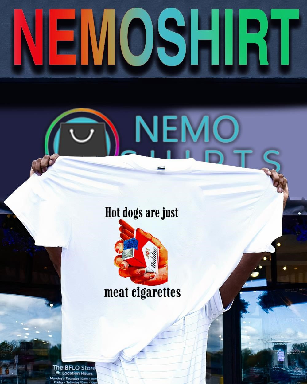 Dogs are just meat cigarettes shirt
