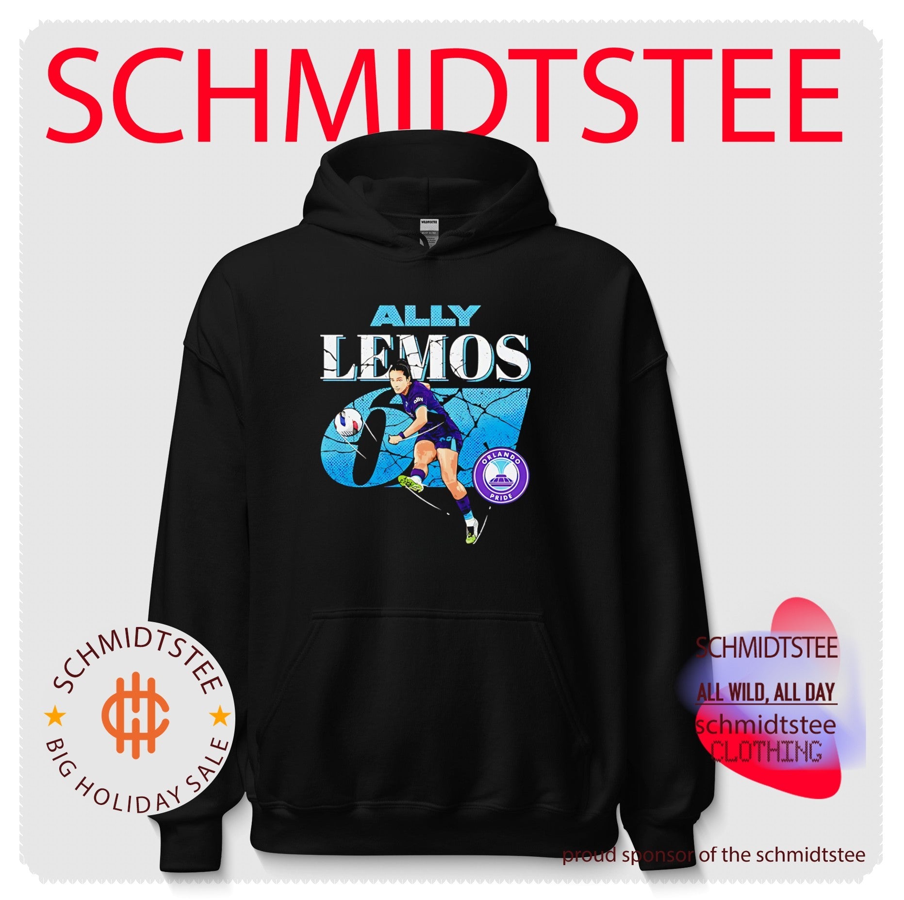 Orlando Pride Ally Lemos illustration shirt