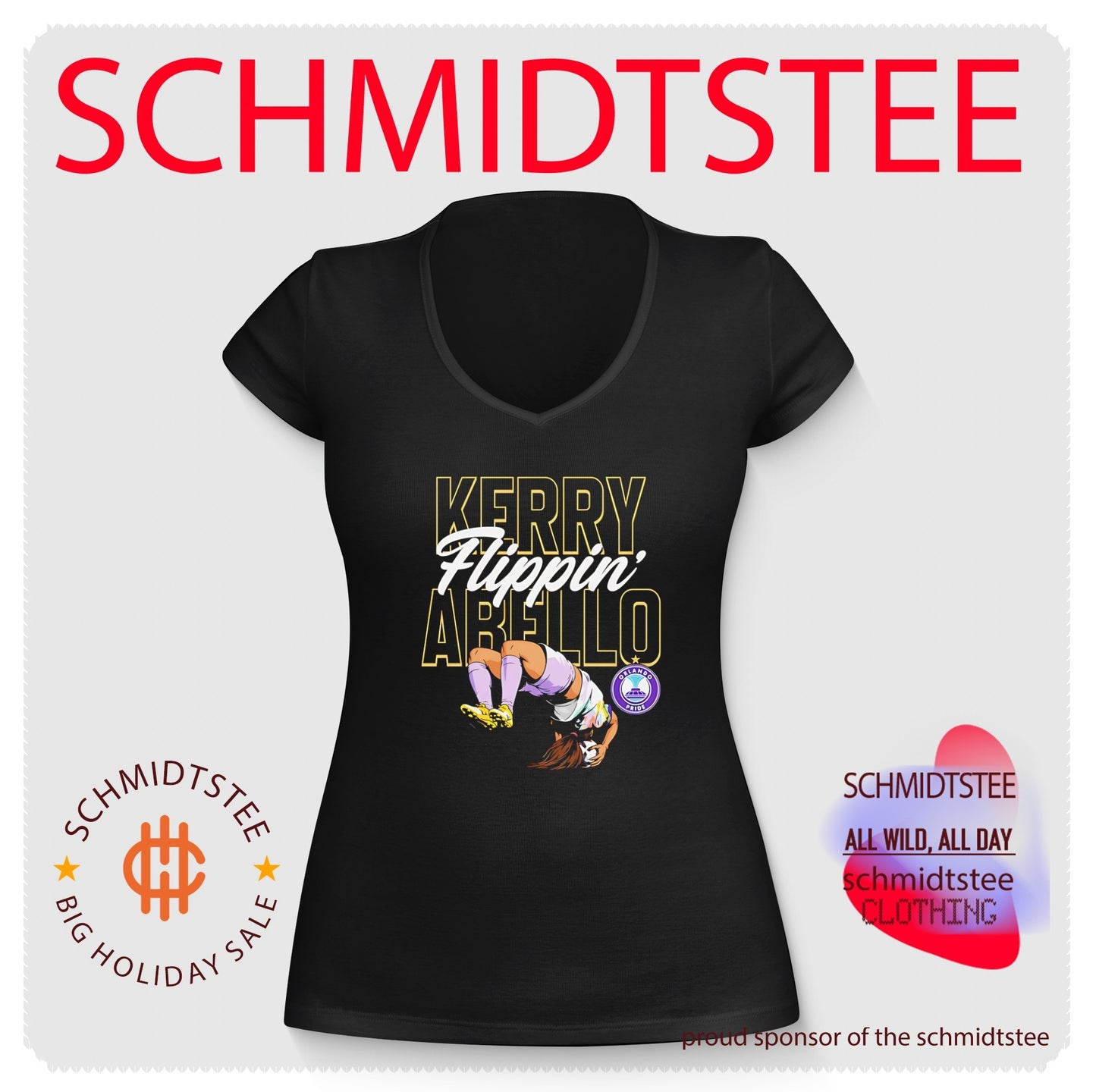 Orlando Pride Kerry Abello flippin’ illustration shirt