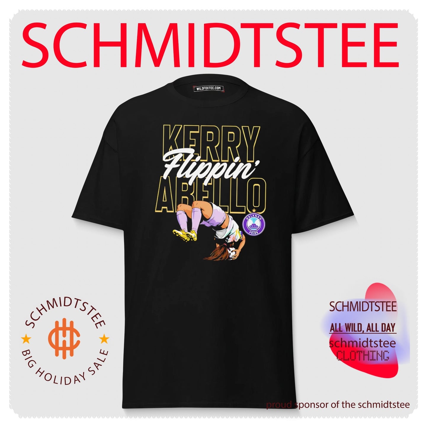 Orlando Pride Kerry Abello flippin’ illustration shirt