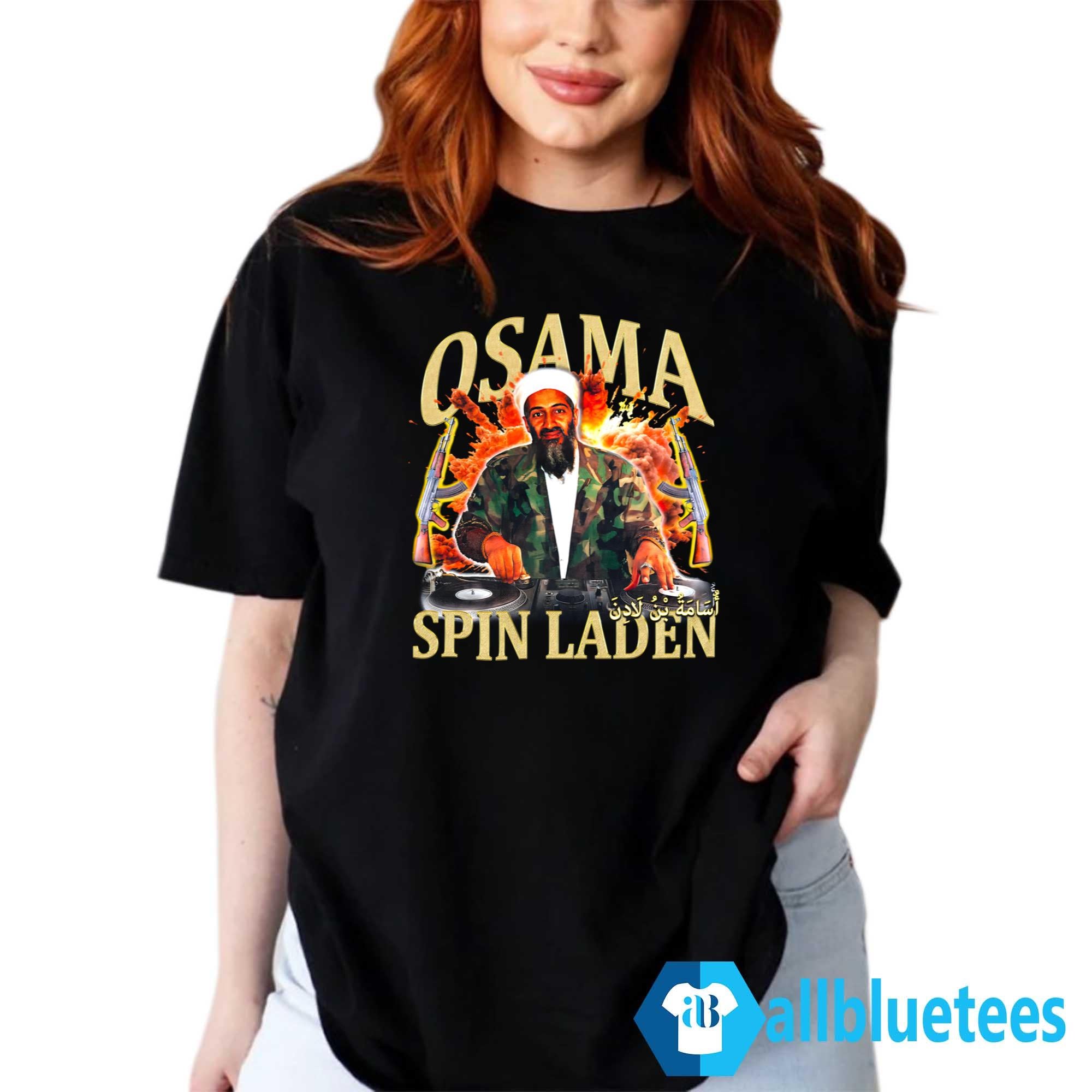 Osama Spin LaDen DJ Shirt