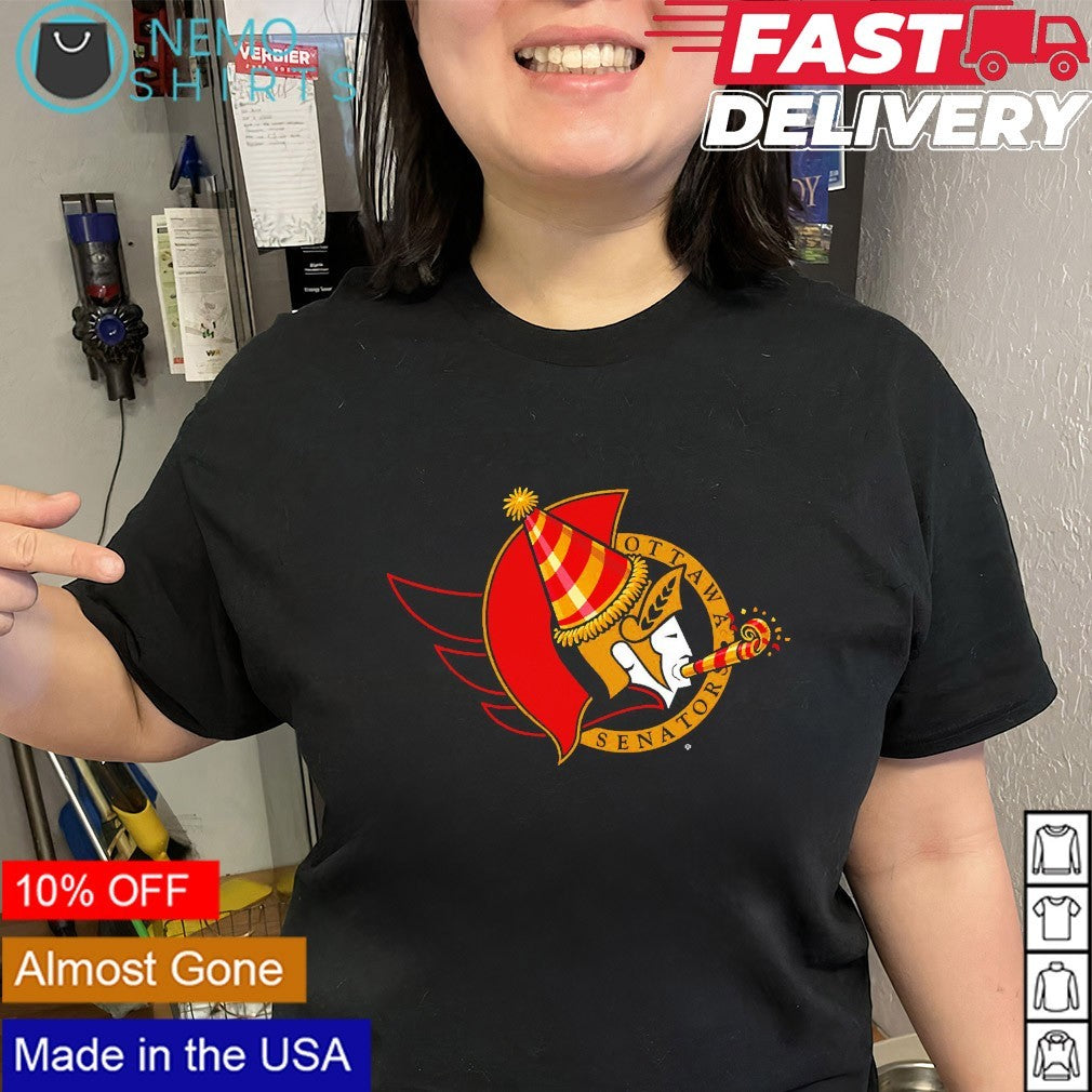 Ottawa Senators logo celebrating 35 years old shirt