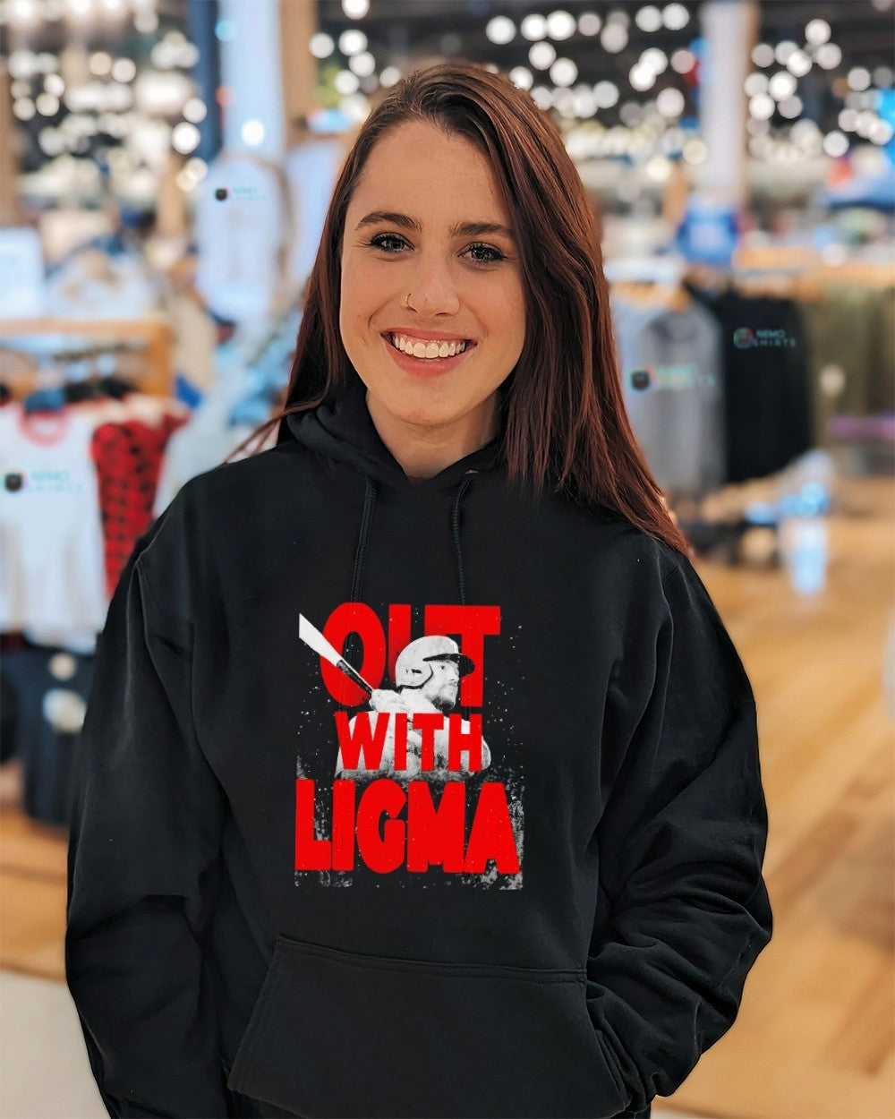 Out with Ligma Kyle Schwarber Philadelphia Phillies shirt