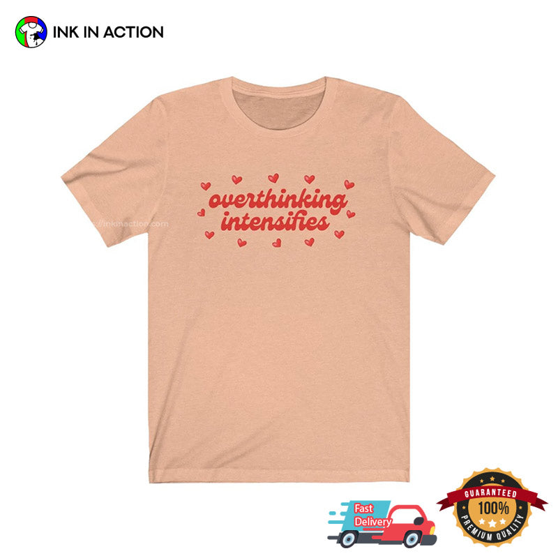 Overthinking Intensifies Neurodivergent Comfort Colors T-shirt