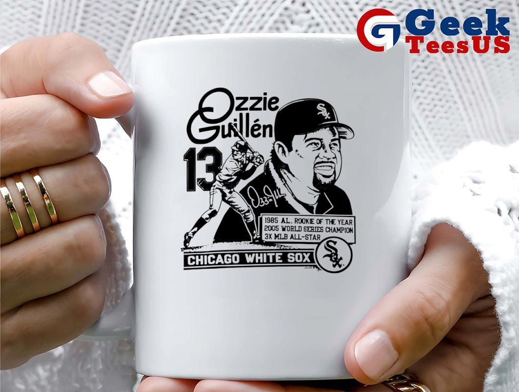 Ozzie Guillen 13 Chicago White Sox baseball signature shirt