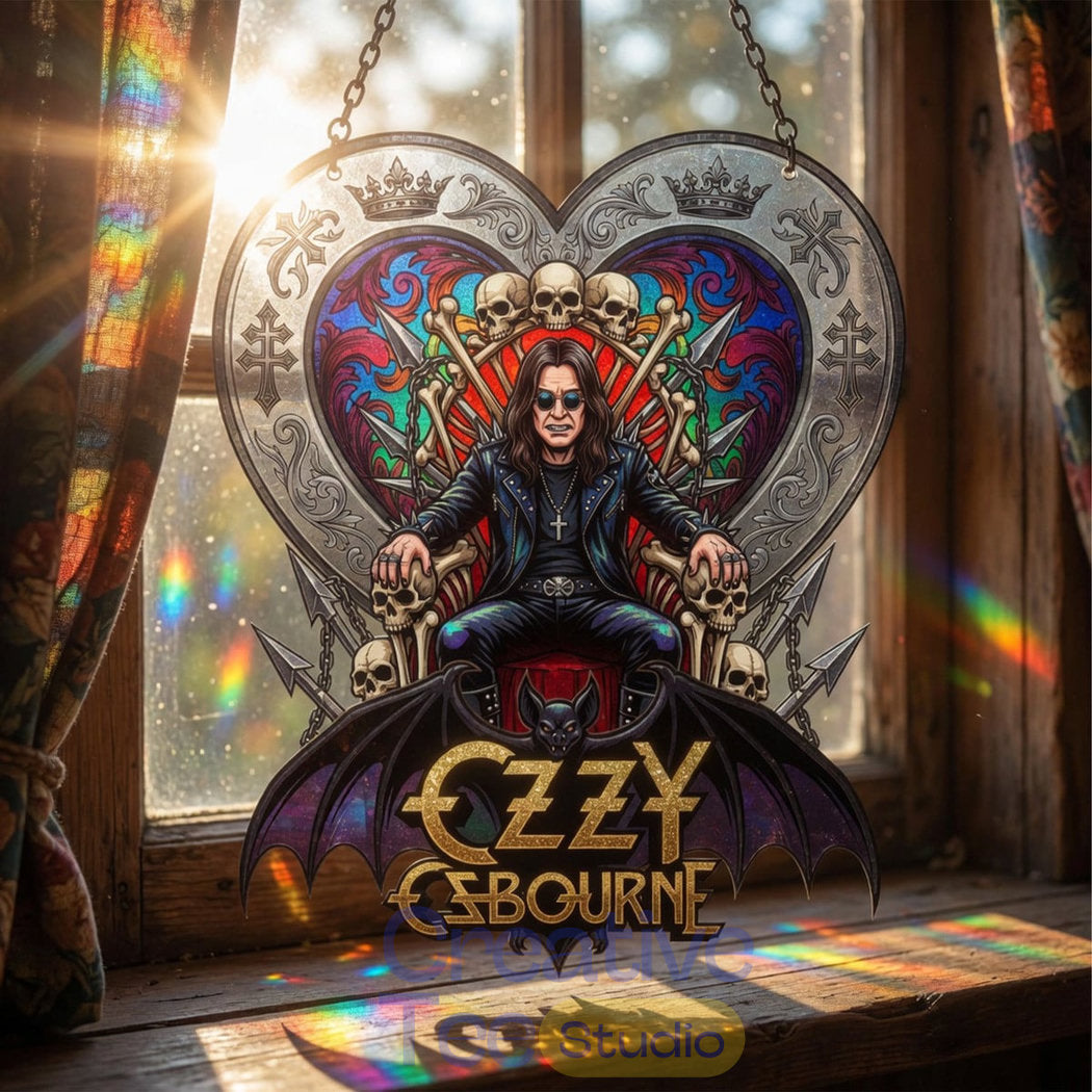 Ozzy Osbourne “Prince of Darkness” Premium Suncatcher Home Decor
