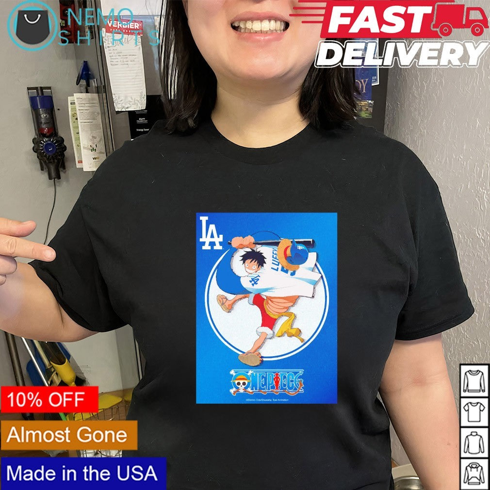 Straw Hats Los Angeles Dodgers Luffy One Piece shirt