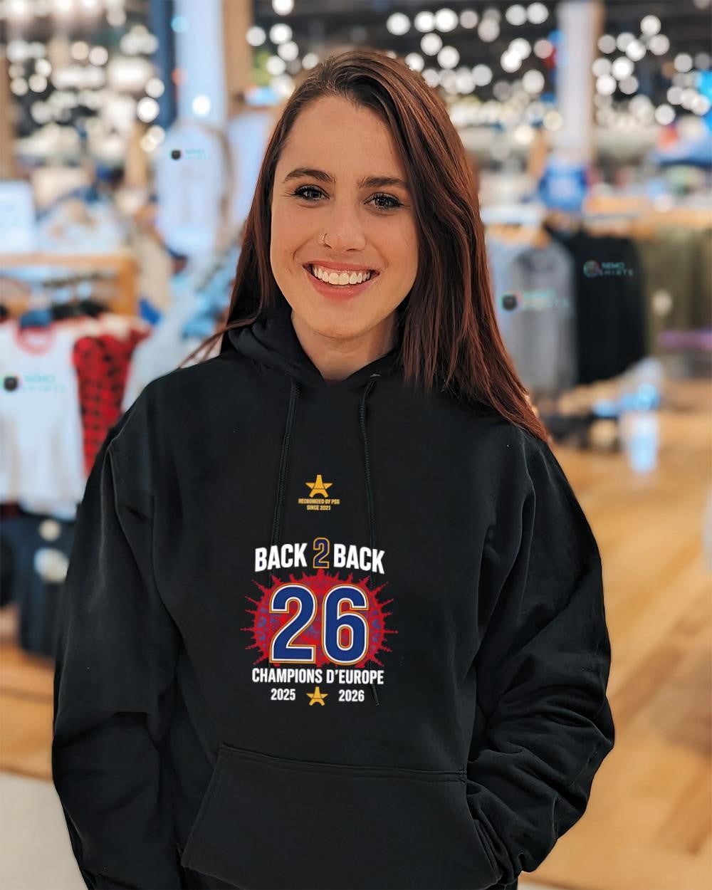 PSG Back 2 Back Champions D’europe 2025-2026 shirt