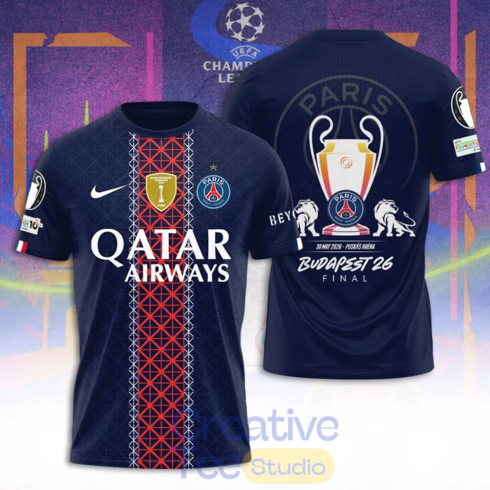 PSG Champions League Final 2026 Tee