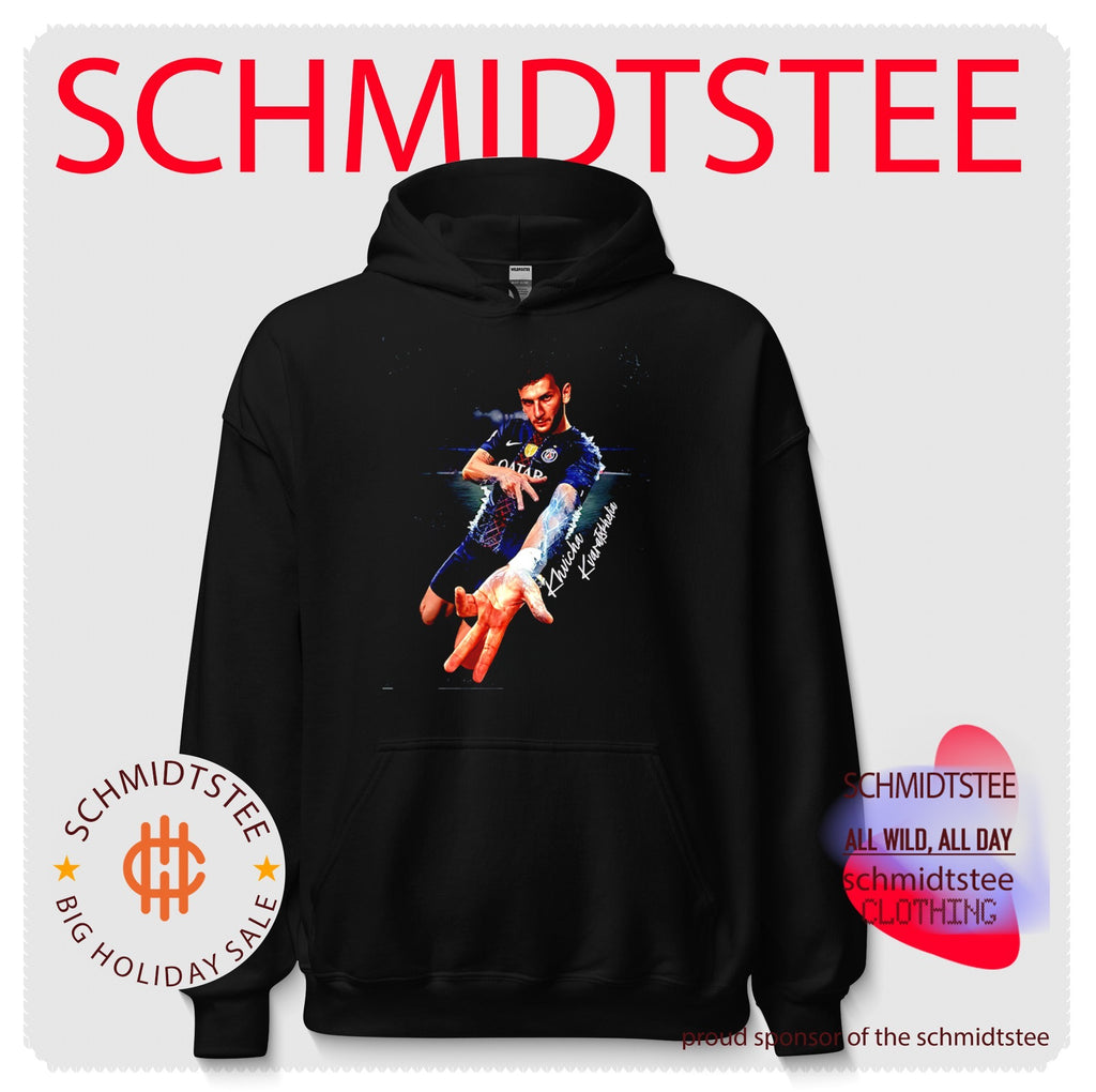 PSG Khvicha Kvaratskhelia Hip hop hand shirt