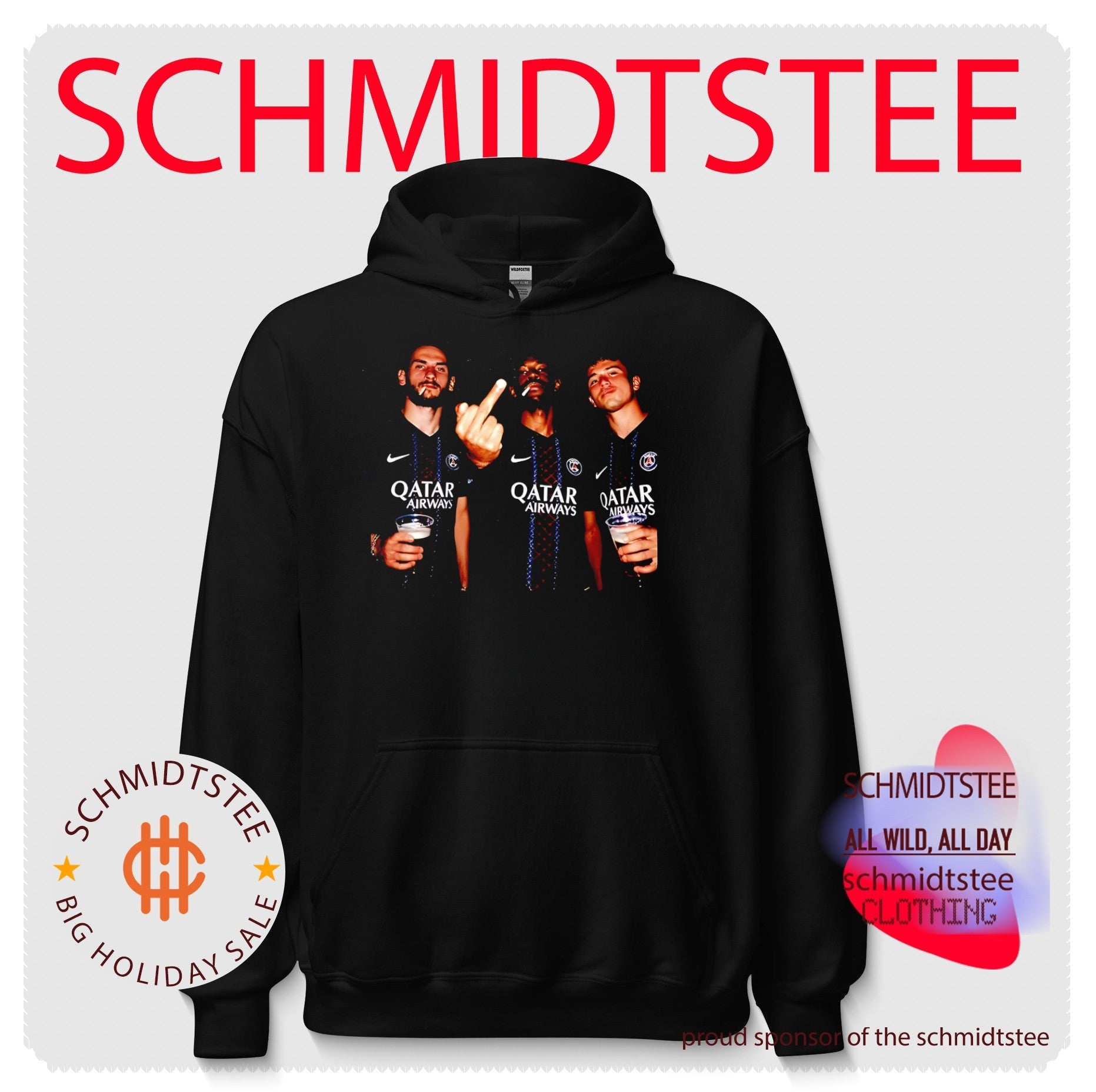 PSG Ousmane Dembele and Joao Neves and Ousmane Dembele Middle finger shirt
