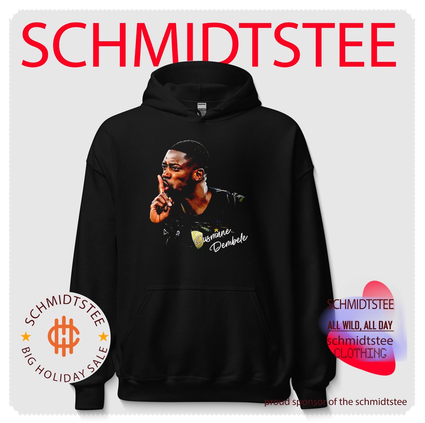 PSG Ousmane Dembele shhh graphic shirt