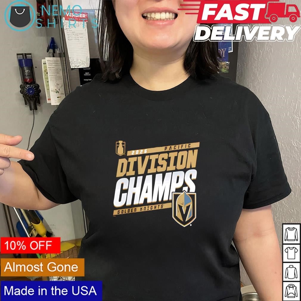 Pacific Division Champs Vegas Golden Knights 2026 logo shirt