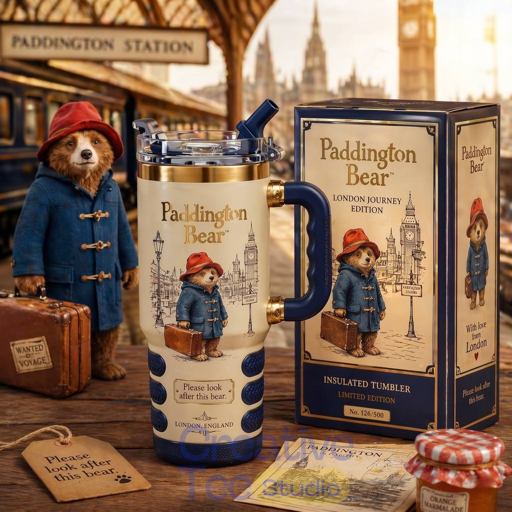 Paddington Bear London Journey Special Tumbler with Handle