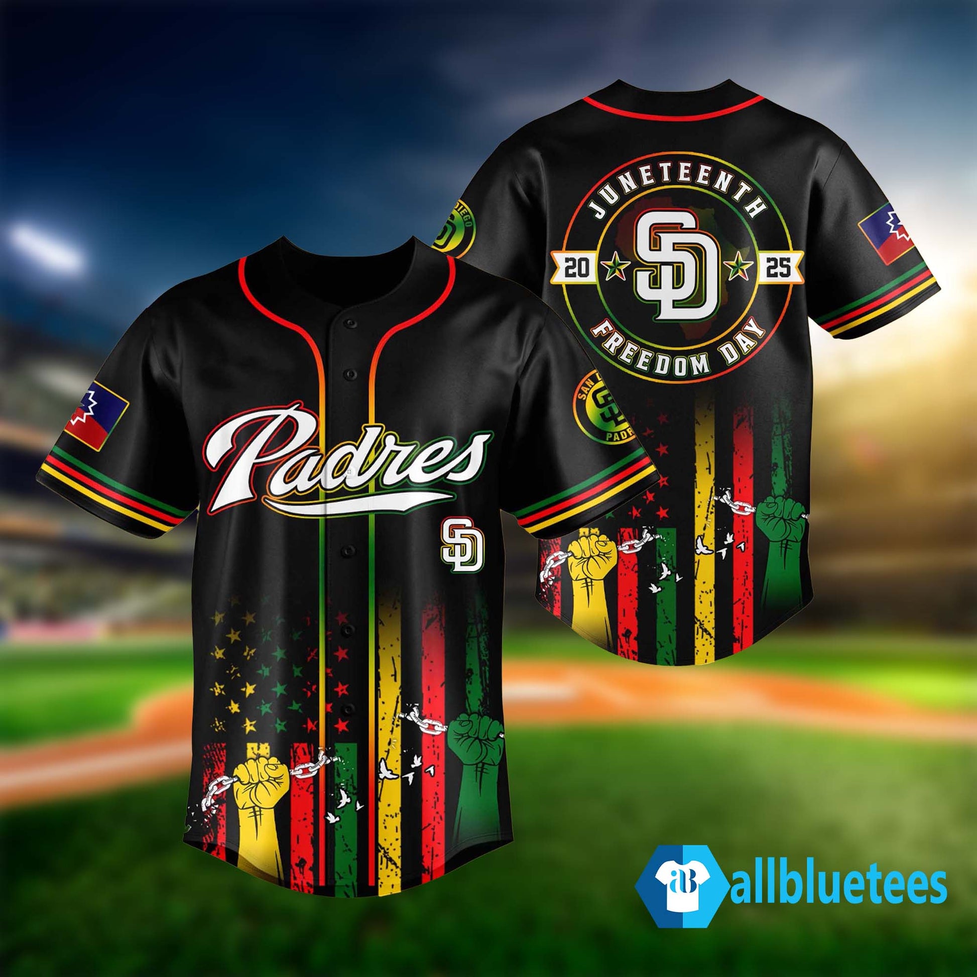 Padres Juneteenth Day Baseball Jersey 2025